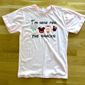 Disney World T-Shirt “I’m Here for the Snacks”